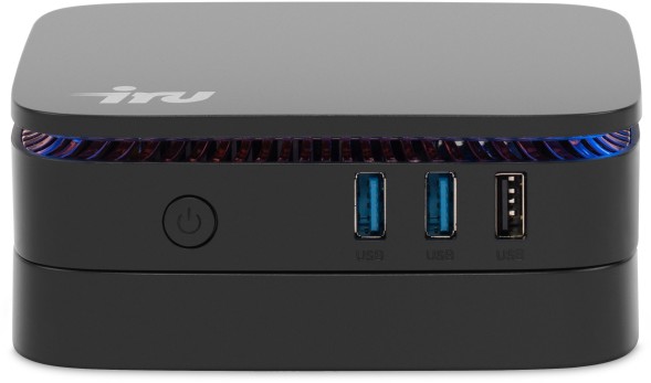 Неттоп IRU 110JLCN Cel N5105 (2) 8Gb SSD256Gb UHDG Windows 11 Professional GbitEth WiFi BT черный (1975164)