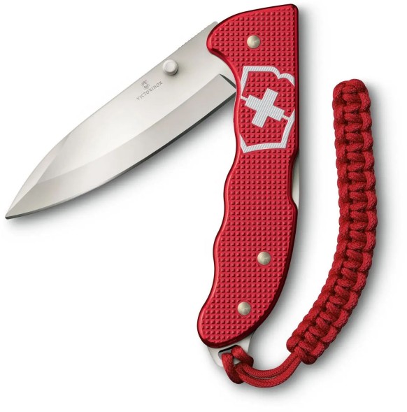 Нож перочинный Victorinox Evoke Alox (0.9415.D20) 136мм 5функц. красный без чехла подар.коробка