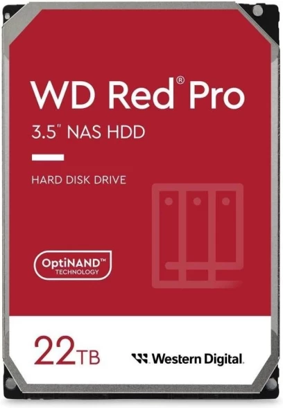 Жесткий диск WD SATA-III 22TB WD221KFGX NAS Red Pro (7200rpm) 512Mb 3.5&amp;quot;