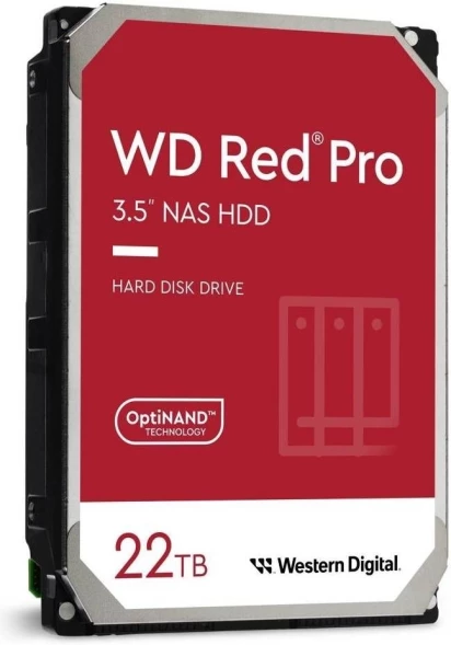 Жесткий диск WD SATA-III 22TB WD221KFGX NAS Red Pro (7200rpm) 512Mb 3.5&amp;quot;