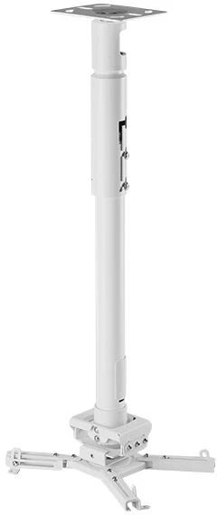 Кронштейн для проектора Wize PR24A белый макс.35кг потолочный поворотно-выдвижной и наклонный (102133)