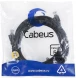Патч-корд Cabeus PC-UTP-RJ45-CAT.5E-5M-BK-LSZH U/UTP RJ-45 вил.-вилка RJ-45 кат.5E 5м черный LSZH