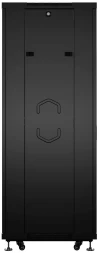 Шкаф серверный Cabeus (SH-05C-42U60/100-BK) напольный 42U 600x1000мм пер.дв.стекл металл 800кг черный 900мм 111.4кг 220град. 2055мм IP20 сталь