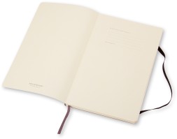 Блокнот Moleskine CLASSIC SOFT QP618 Large 130х210мм 192стр. нелинованный мягкая обложка черный
