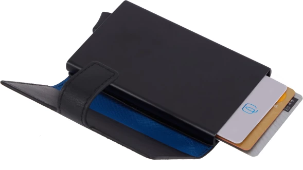 Чехол для кредитных карт Piquadro Urban PP5649UB00R/NGR черный/серый натур.кожа