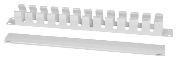 Кабельный органайзер Горизонтальный ЦМО ГКЗ-1U односторонний пластиковый канал 1U шир.:19&amp;quot; глуб.:57мм