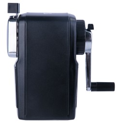 Точилка для карандашей механическая Deli 71156BLACK 1 отверстие металл черный