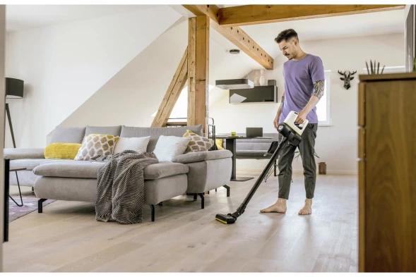 Пылесос ручной Karcher VC 4 Cordless myHome Car 140Вт белый/черный