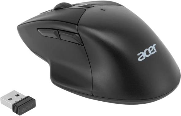 Мышь Acer OMR170 черный оптическая (1600dpi) беспроводная BT/Radio USB (5but)