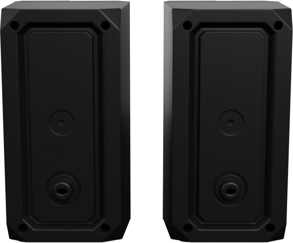 Колонки Оклик OK-125 2.0 черный 12Вт