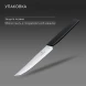 Нож кухонный Victorinox Swiss Modern (6.9003.12) стальной столовый для стейка лезв.120мм прямая заточка черный