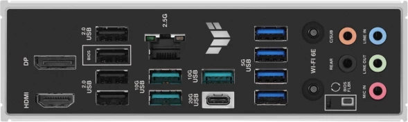 Материнская плата Asus TUF GAMING B850M-PLUS WIFI SocketAM5 AMD B850 4xDDR5 mATX AC`97 8ch(7.1) 2.5Gg RAID+HDMI+DP