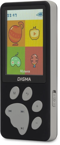 Плеер Hi-Fi Flash Digma S5 8Gb черный/серый/2.4&amp;quot;/FM/microSD/microSDHC