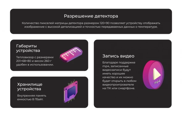 Тепловизор Amo T820 черный/красный (821623)