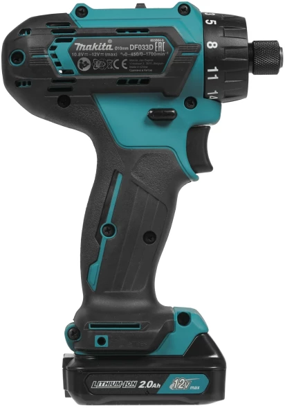 Дрель-шуруповерт Makita DF033DWAE аккум. патрон:шестигр.1/4&amp;quot; (кейс в комплекте)