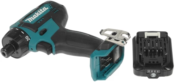 Дрель-шуруповерт Makita DF033DWAE аккум. патрон:шестигр.1/4&amp;quot; (кейс в комплекте)