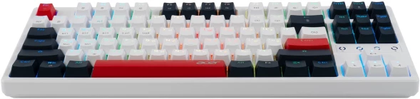 Клавиатура Acer OKR302 механическая белый USB беспроводная BT/Radio Multimedia for gamer для ноутбука LED (ZL.KBDEE.016)