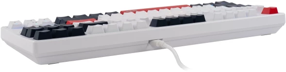 Клавиатура Acer OKR302 механическая белый USB беспроводная BT/Radio Multimedia for gamer для ноутбука LED (ZL.KBDEE.016)