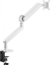 Кронштейн для мониторов Ultramounts UM719W белый 17"-35" макс.10.5кг крепление к столешнице поворот и наклон