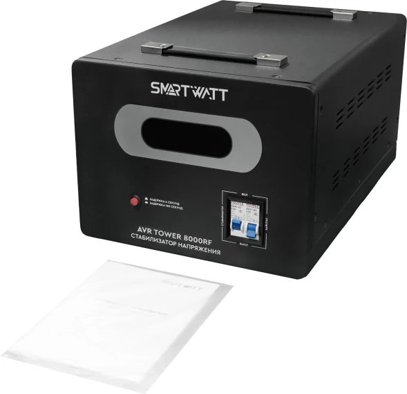 Стабилизатор напряжения Smartwatt AVR Tower 8000RF 8000ВА черный