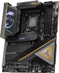 Материнская плата MSI MEG Z890 ACE Soc-1851 Intel Z890 4xDDR5 ATX AC`97 8ch(7.1) 10Gigabit RAID+HDMI