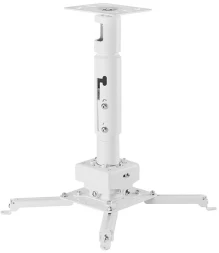 Кронштейн для проектора Wize PRG11A белый макс.35кг потолочный поворотно-выдвижной и наклонный (102134)