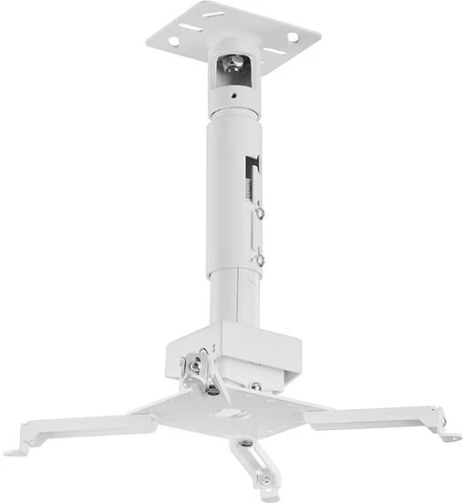 Кронштейн для проектора Wize PRG11A белый макс.35кг потолочный поворотно-выдвижной и наклонный (102134)