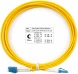 Патч-корд Cabeus FOP(D)-9-LC-LC-3M 2x9/125 OS2 LC дуплекс-LC дуплекс 3м LSZH желтый
