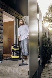 Строительный пылесос Karcher WD 5 S V-25/5/22 1100Вт (уборка: сухая/сбор воды) желтый
