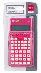 Калькулятор научный Deli E1710A/RED красный 10+2-разр.