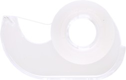 Клейкая лента двухсторонняя Silwerhof прозрачная шир.12мм дл.12.7м полипропилен на диспенсере