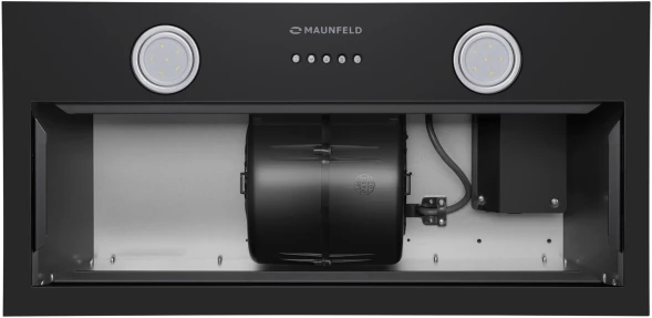 Вытяжка встраиваемая Maunfeld THAMES 601PM черный управление: кнопочное (1 мотор)