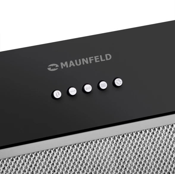 Вытяжка встраиваемая Maunfeld THAMES 601PM черный управление: кнопочное (1 мотор)
