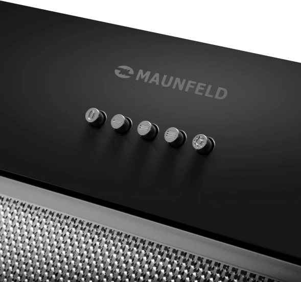 Вытяжка встраиваемая Maunfeld THAMES 601PM черный управление: кнопочное (1 мотор)