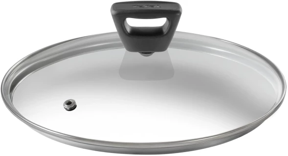 Сковорода Tefal Force 4218922 круглая 22см покрытие: Titanium ручка несъемная (с крышкой) черный (9100048320)