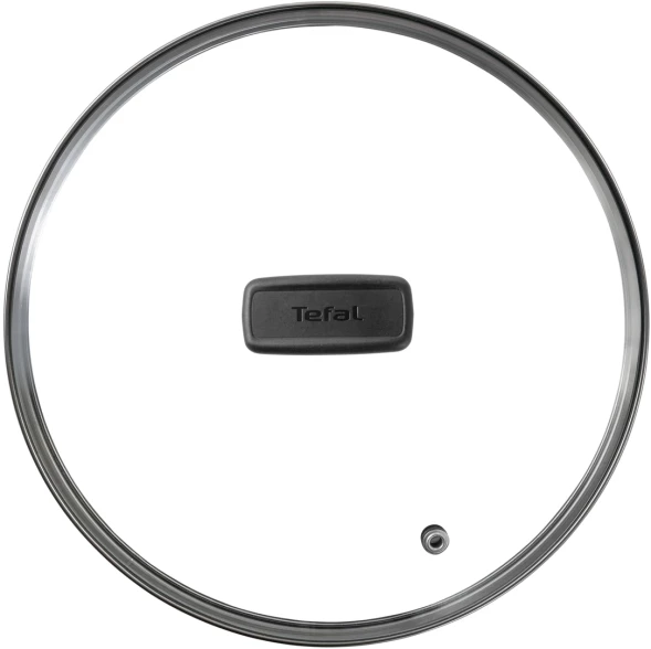 Сковорода Tefal Force 4218922 круглая 22см покрытие: Titanium ручка несъемная (с крышкой) черный (9100048320)