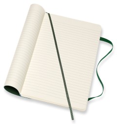 Блокнот Moleskine CLASSIC SOFT QP616K15 Large 130х210мм 192стр. линейка мягкая обложка зеленый