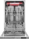 Посудомоечная машина встраив. Kuppersberg GLM 4537 2100Вт узкая