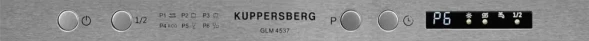 Посудомоечная машина встраив. Kuppersberg GLM 4537 2100Вт узкая