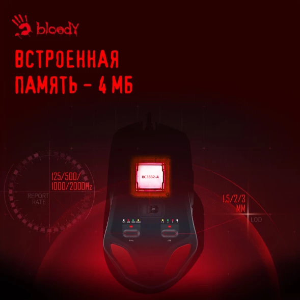 Мышь A4Tech Bloody W70 Max Punk желтый/черный оптическая (10000dpi) USB (11but)