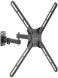 Кронштейн для телевизора Kromax CORBEL-7 черный 22&amp;quot;-65&amp;quot; макс.30кг настенный поворот и наклон