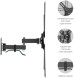 Кронштейн для телевизора Kromax CORBEL-7 черный 22&amp;quot;-65&amp;quot; макс.30кг настенный поворот и наклон