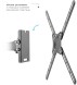 Кронштейн для телевизора Kromax CORBEL-7 черный 22&amp;quot;-65&amp;quot; макс.30кг настенный поворот и наклон