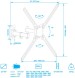 Кронштейн для телевизора Kromax CORBEL-7 черный 22&amp;quot;-65&amp;quot; макс.30кг настенный поворот и наклон