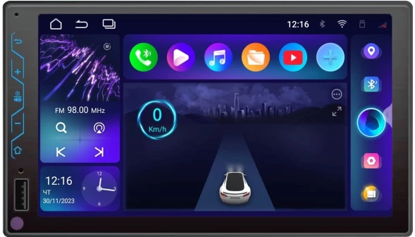 Автомагнитола Incar ARN-7703-4 2DIN 4x50Вт v5.1 USB 2.0 4Mb DSP 7&amp;quot; WiFi 4G 4