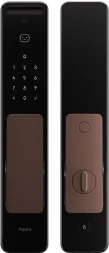 Умный замок Aqara ML-D01D врезной разбл.отпеч.паль./код/пар/NFC/прил/мех.кл 5000mAh бронзовый/черный