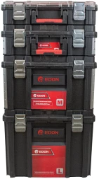 Ящик для инструментов Edon TH-2225 4отд. черный (39767)
