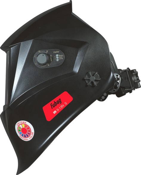 Маска сварщика Fubag IR 9-13N S филь.:хамел. кл.:1/1/1/2 см.экр.95x36мм черный (38072)
