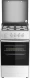 Плита газовая Darina 1B1 GM 441 018 W 4 конфорки стеклянная крышка чугунные решётки