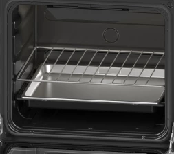 Плита газовая Darina 1B1 GM 441 018 W 4 конфорки стеклянная крышка чугунные решётки